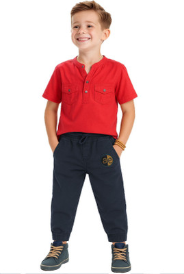 Appleeye Track Pant For Boys(Purple, Pack of 1)