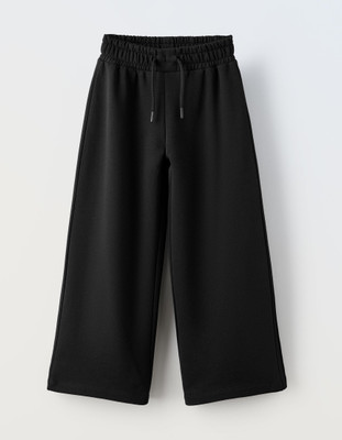 Alan Jones Track Pant For Girls(Black, Pack of 1)