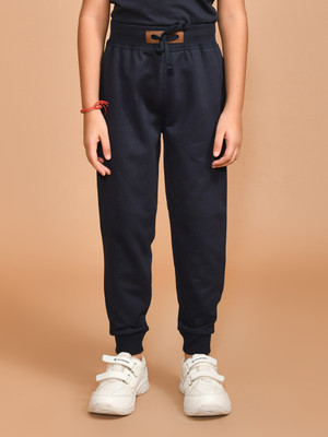 SKYKNIT Track Pant For Boys(Dark Blue, Pack of 1)