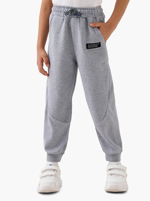 JUNIORS by Babyshop Track Pant For Boys(Grey, Pack of 1)