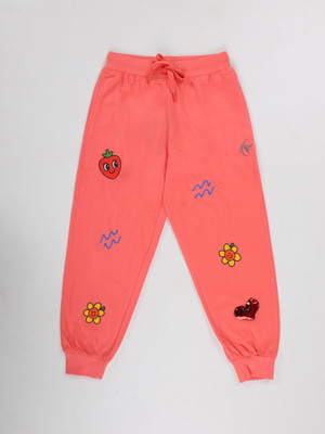 KiddoPanti Track Pant For Boys(Pink, Pack of 1)