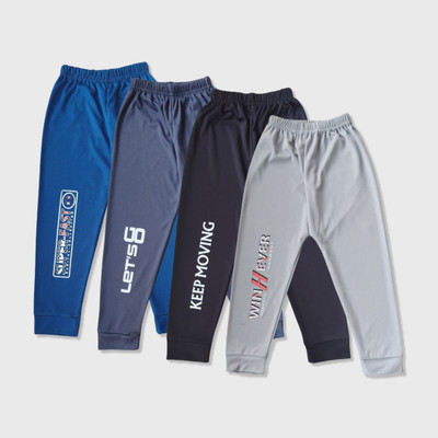 GOLDEN COLLECTION Track Pant For Boys(Multicolor, Pack of 4)