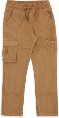 Pantaloons Junior Track Pant For Boys(Beige, Pack of 1)