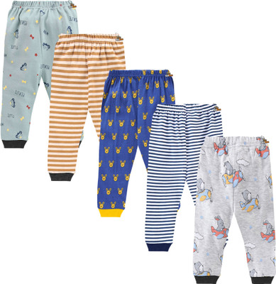 KidBee Track Pant For Baby Boys(Multicolor, Pack of 5)