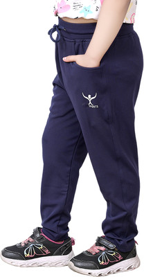 Qutie Ninja Track Pant For Boys & Girls(Blue, Pack of 1)