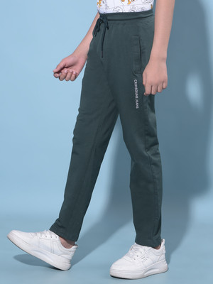 CRIMSOUNE CLUB Track Pant For Boys(Green, Pack of 1)