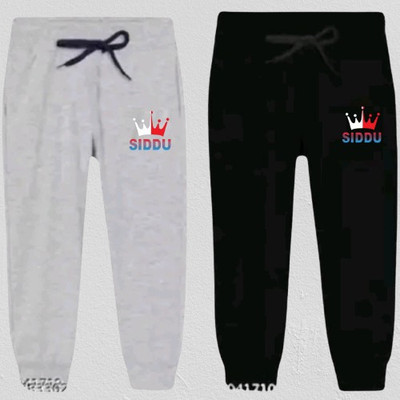 A R ENTERPRISES Track Pant For Boys & Girls(Black, Pack of 2)