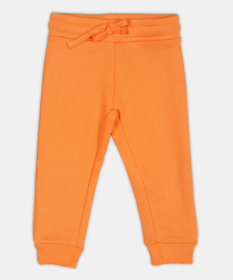 United Colors of Benetton Track Pant For Girls(Orange, Pack of 1)