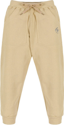 KiddoPanti Track Pant For Baby Boys(Beige, Pack of 1)
