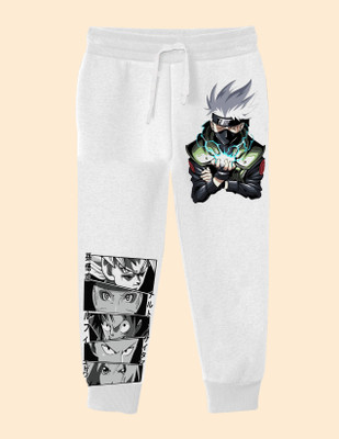 MODARUE Track Pant For Boys(White, Pack of 1)
