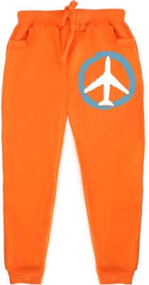 FABVIO PLUS Track Pant For Boys(Orange, Pack of 1)