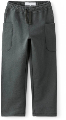 Alan Jones Track Pant For Boys(Grey, Pack of 1)