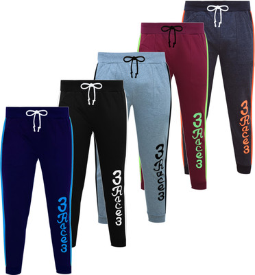 Fashionate World Track Pant For Boys(Multicolor, Pack of 5)