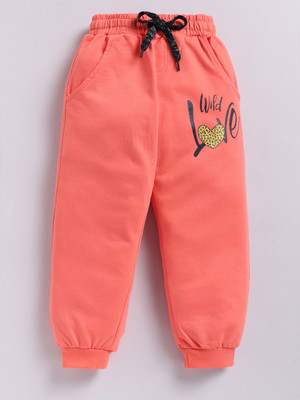KIDCITY Track Pant For Girls(Orange, Pack of 1)