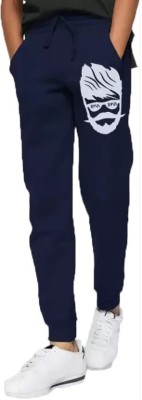 MANOHUNT Track Pant For Boys(Dark Blue, Pack of 1)