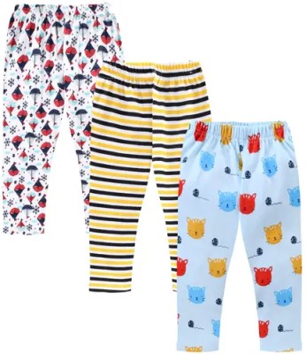 King Born Track Pant For Baby Boys & Baby Girls(Multicolor, Pack of 3)