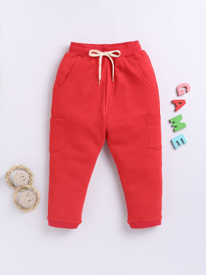 SmartRAHO Track Pant For Boys(Red, Pack of 1)