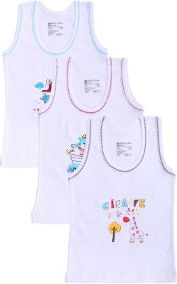 BodyCare Vest For Baby Boys Pure Cotton(White, Pack of 3)