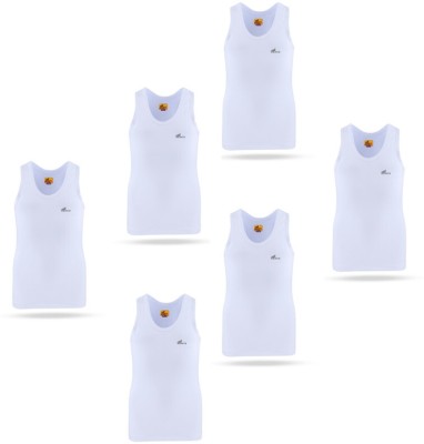 Renox Vest For Boys & Girls Cotton(White, Pack of 6)