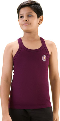 Hint Vest For Boys Pure Cotton(Purple, Pack of 1)