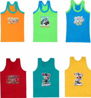 Careplus Vest For Baby Boys & Baby Girls Pure Cotton(Multicolor, Pack of 6)