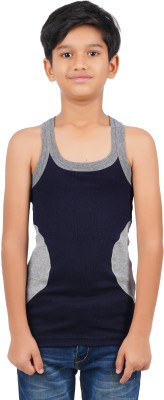 OSHO Vest For Boys Cotton(Dark Blue, Pack of 1)