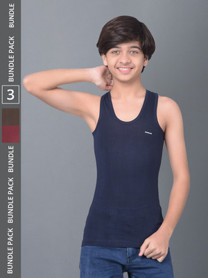 Dollar Bigboss Vest For Boys Cotton(Multicolor, Pack of 3)