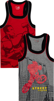BodyCare Vest For Boys Cotton Blend(Multicolor, Pack of 2)