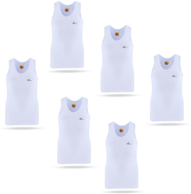Renox Vest For Boys & Girls Cotton(White, Pack of 6)
