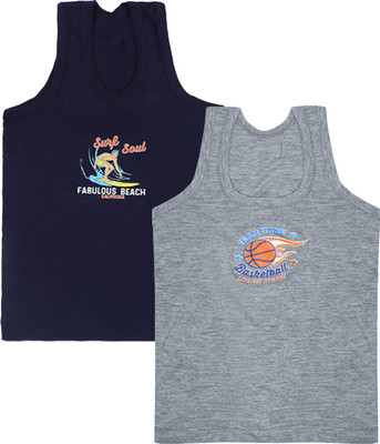 ML HUB Vest For Boys Cotton Blend(Multicolor, Pack of 2)