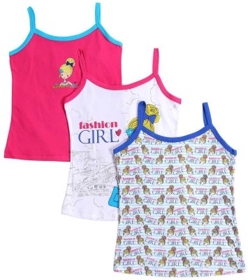 BodyCare Vest For Girls Pure Cotton(Multicolor, Pack of 3)