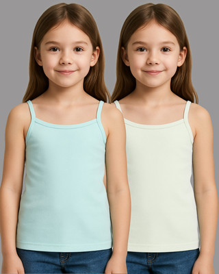 Beach Curve Camisole For Baby Girls(Multicolor, Pack of 2)
