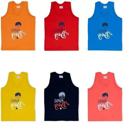Shakubhar Vest For Baby Boys & Baby Girls Pure Cotton(Multicolor, Pack of 6)