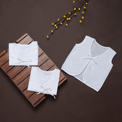 LOOM CLUSTER Vest For Baby Boys & Baby Girls Cotton(White, Pack of 3)