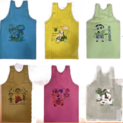 Cavendres Vest For Baby Boys & Baby Girls Pure Cotton(Multicolor, Pack of 6)