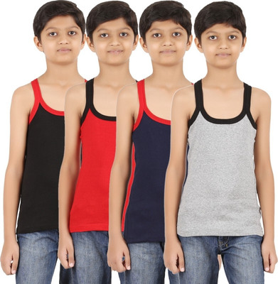 Aivrirra Vest For Boys Cotton Blend(Multicolor, Pack of 4)