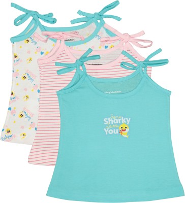 BodyCare Vest For Baby Girls Cotton(Multicolor, Pack of 3)
