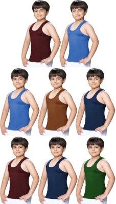 LUX cozi Vest For Baby Boys Pure Cotton(Multicolor, Pack of 8)