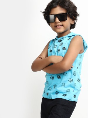 V-MART Vest For Boys Cotton(Blue, Pack of 1)