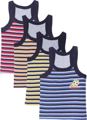 BodyCare Vest For Baby Boys Pure Cotton(Multicolor, Pack of 4)