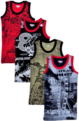 ESTEEM Vest For Boys Cotton(Multicolor, Pack of 4)