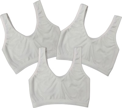 DOLLY PLUS Vest For Girls Cotton Blend(White, Pack of 3)