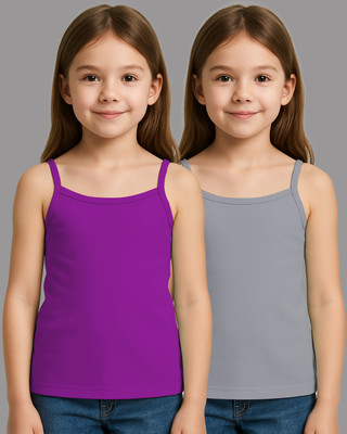 Samvar Camisole For Baby Girls(Multicolor, Pack of 2)