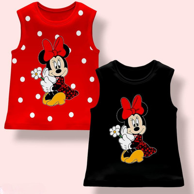 FASTCRY Baby Boys & Baby Girls Printed Pure Cotton Regular T Shirt(Multicolor, Pack of 2)