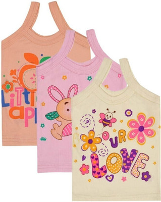 HouseOfCommon Vest For Baby Boys & Baby Girls Cotton(Multicolor, Pack of 3)
