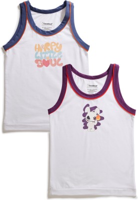 cocoknut Vest For Boys Cotton(White, Pack of 2)