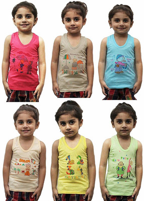 Yuneek Vest For Boys Cotton(Multicolor, Pack of 6)