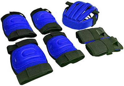 Apolestar Skating Kit for Kids (15+ Yr) Multi sports|Cycling Safety Kit| Knee,Elbow Guard Skating Guard Combo(Blue)
