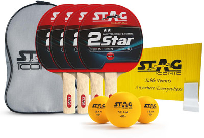 Stag iconic 2 Star Anywhere Everywhere Table Tennis Kit