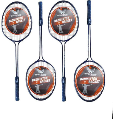 SPO Zone Badminton Kit Combo Set Of 4 Piece Racquet Badminton Kit